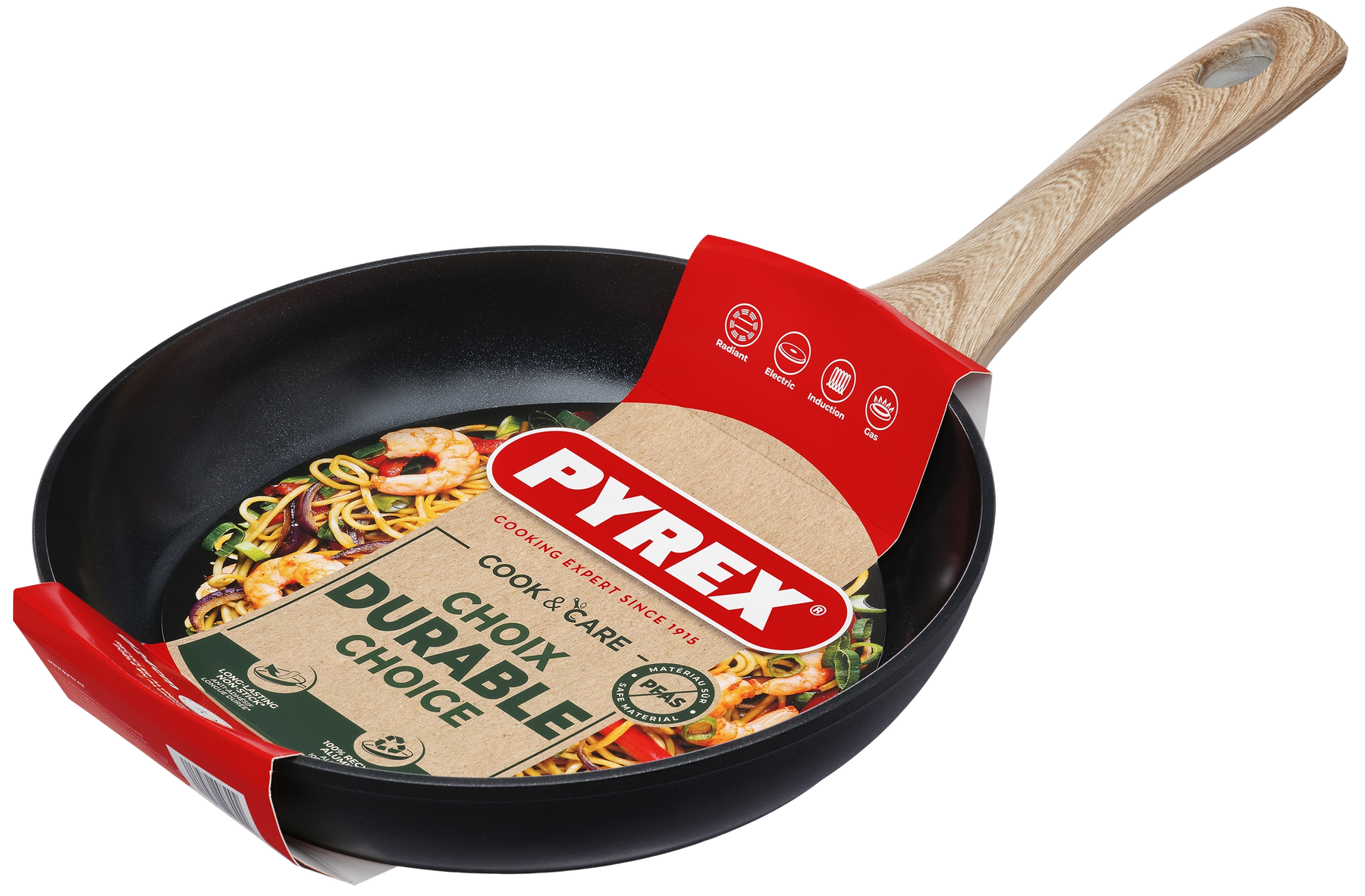 Сковорода Pyrex Cook&Care 24 см, класична CR24BF6/8046 7120905 фото