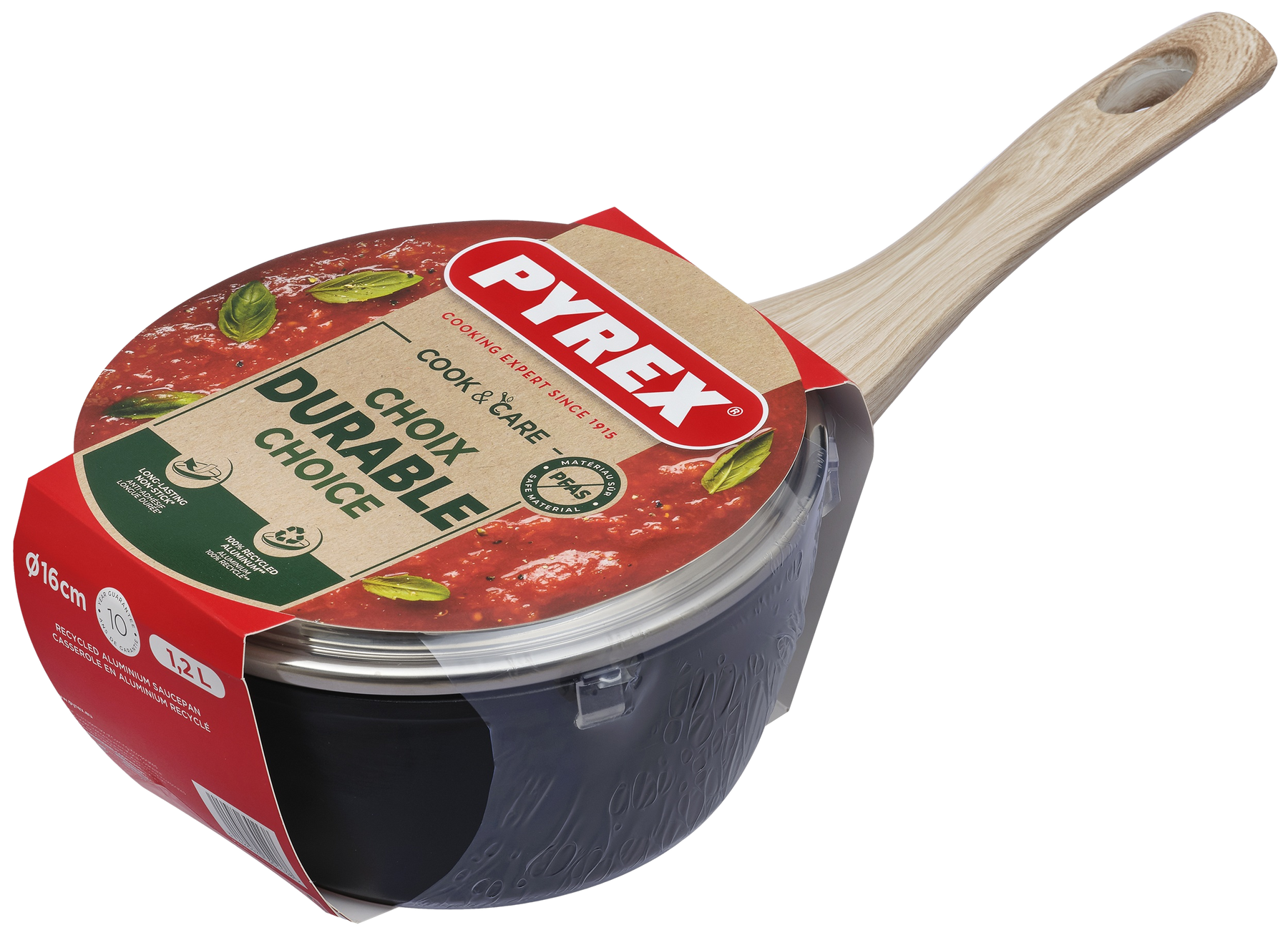 Ківш Pyrex Cook&Care (1.2 л) 16 см CR16AP6/8044 7120910 фото