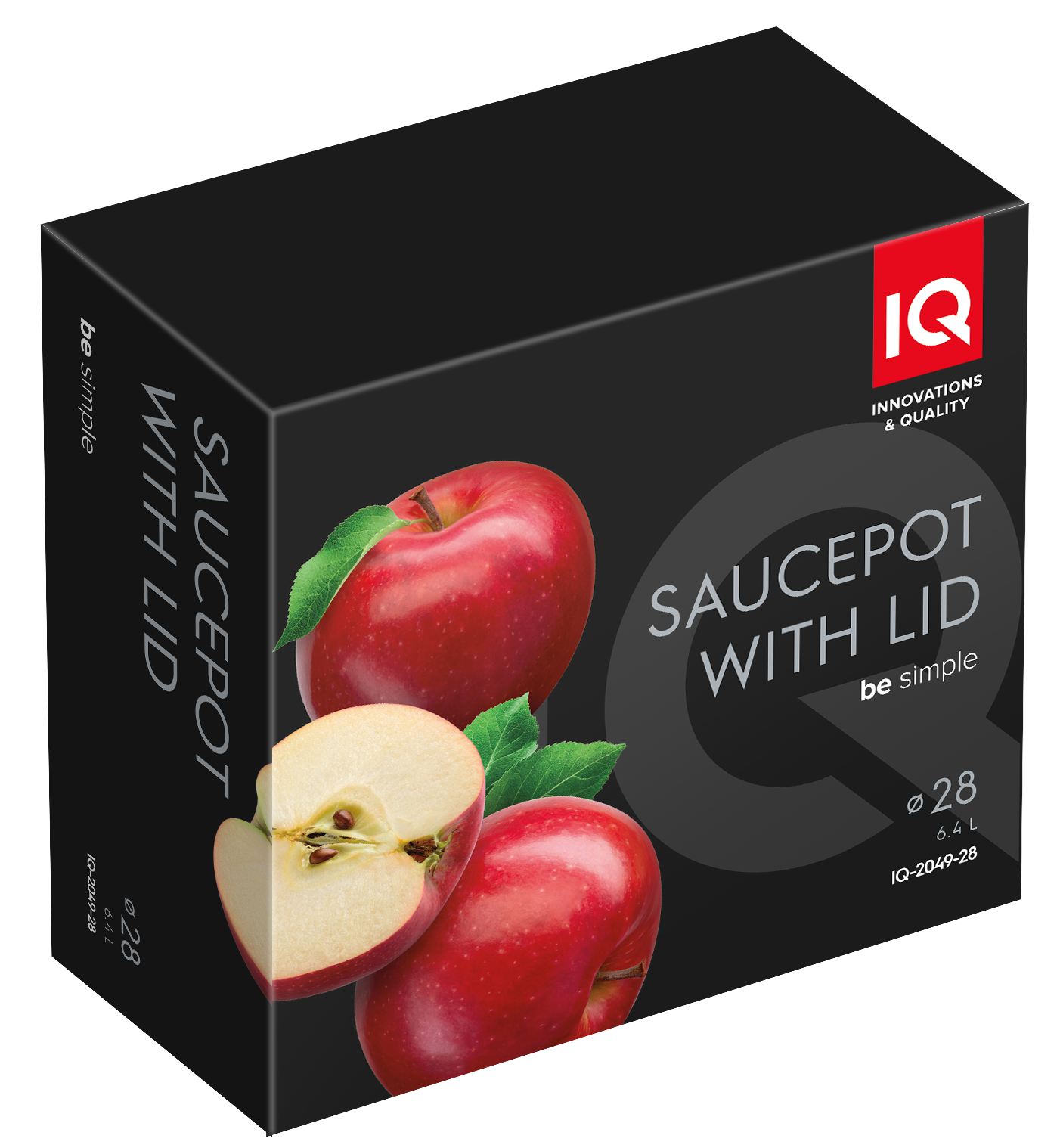 Каструля IQ Be Simple (6.4 л) 28 см IQ-2049-28 6996312 фото
