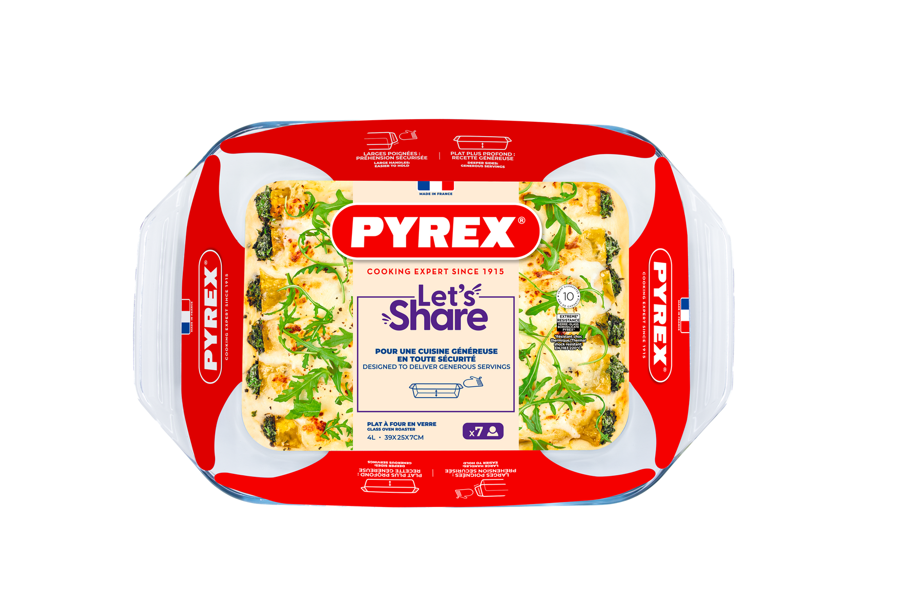 Форма для запікання Pyrex, 39х25х7 см (4 л) 409B000/8446 7092337 фото