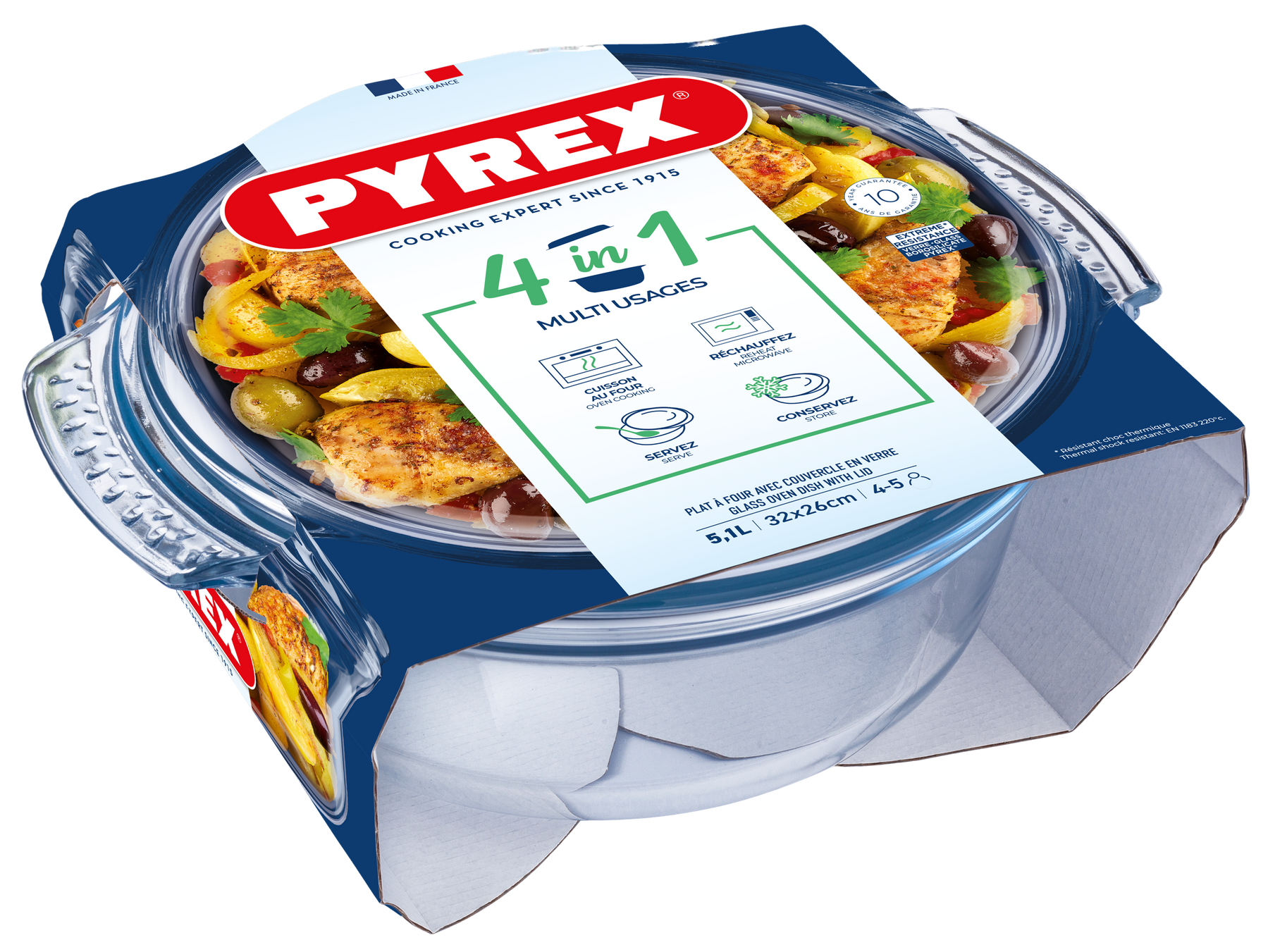 Каструля з кришкою Pyrex, 5.1 л 118A000/7643 7092312 фото