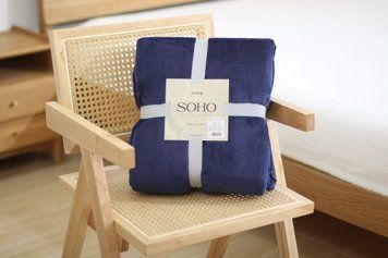 Плед Soho 200х220 см Pappy Dark Blue 2&nbsp;Pappy Dark Blue 7119151 фото