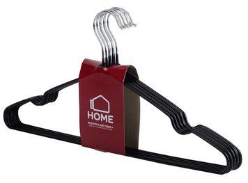 Набір вішалок для одягу Idea Home Black 40.5х21х0.3 см, 8 шт 6722137 6722137 фото