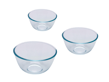 Набір мисок Pyrex, 3 шт (0.7 л, 1.1 л, 2.3 л) 913S603/8044 7092364 фото