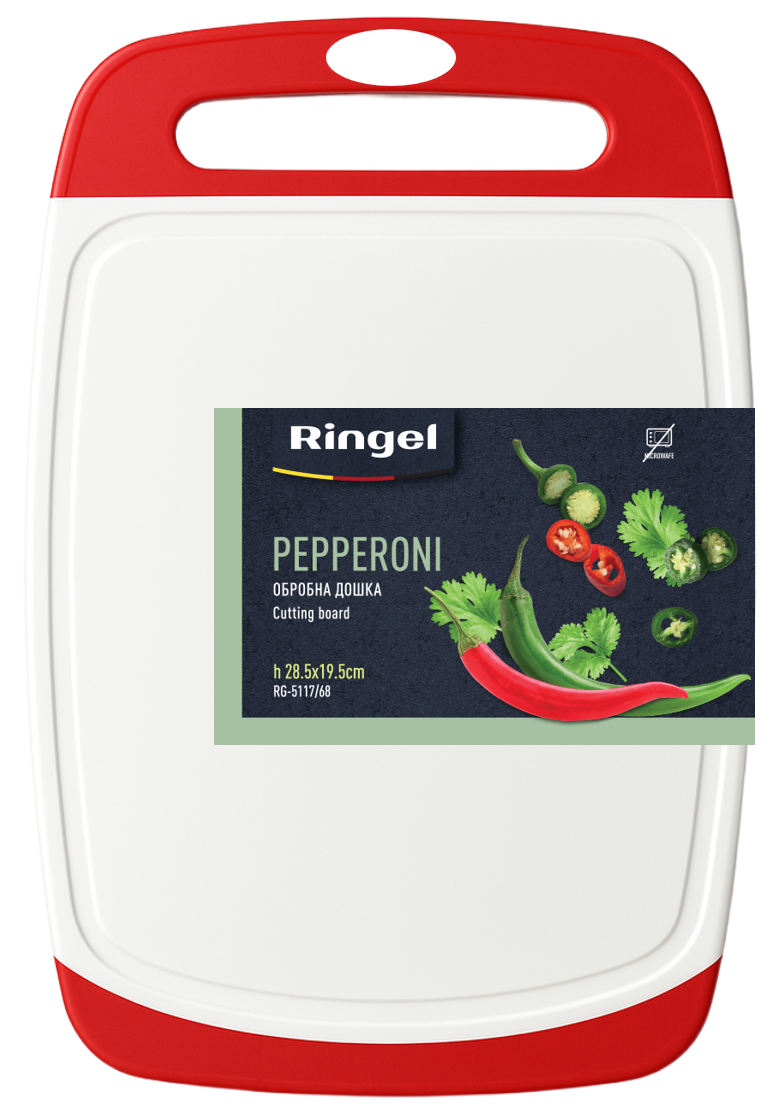 Обробна дошка Ringel Pepperoni, 28.5х19.5х0.9 см RG- 5117/68 7138175 фото