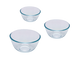 Набір мисок Pyrex, 3 шт (0.7 л, 1.1 л, 2.3 л) 913S603/8044 7092364 фото 1