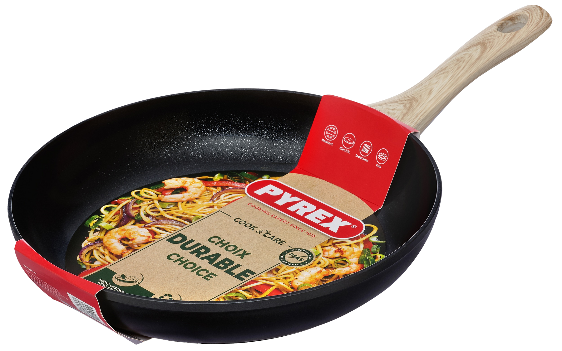 Сковорода Pyrex Cook&Care 30 см, класична CR30BF6/8046 7120908 фото