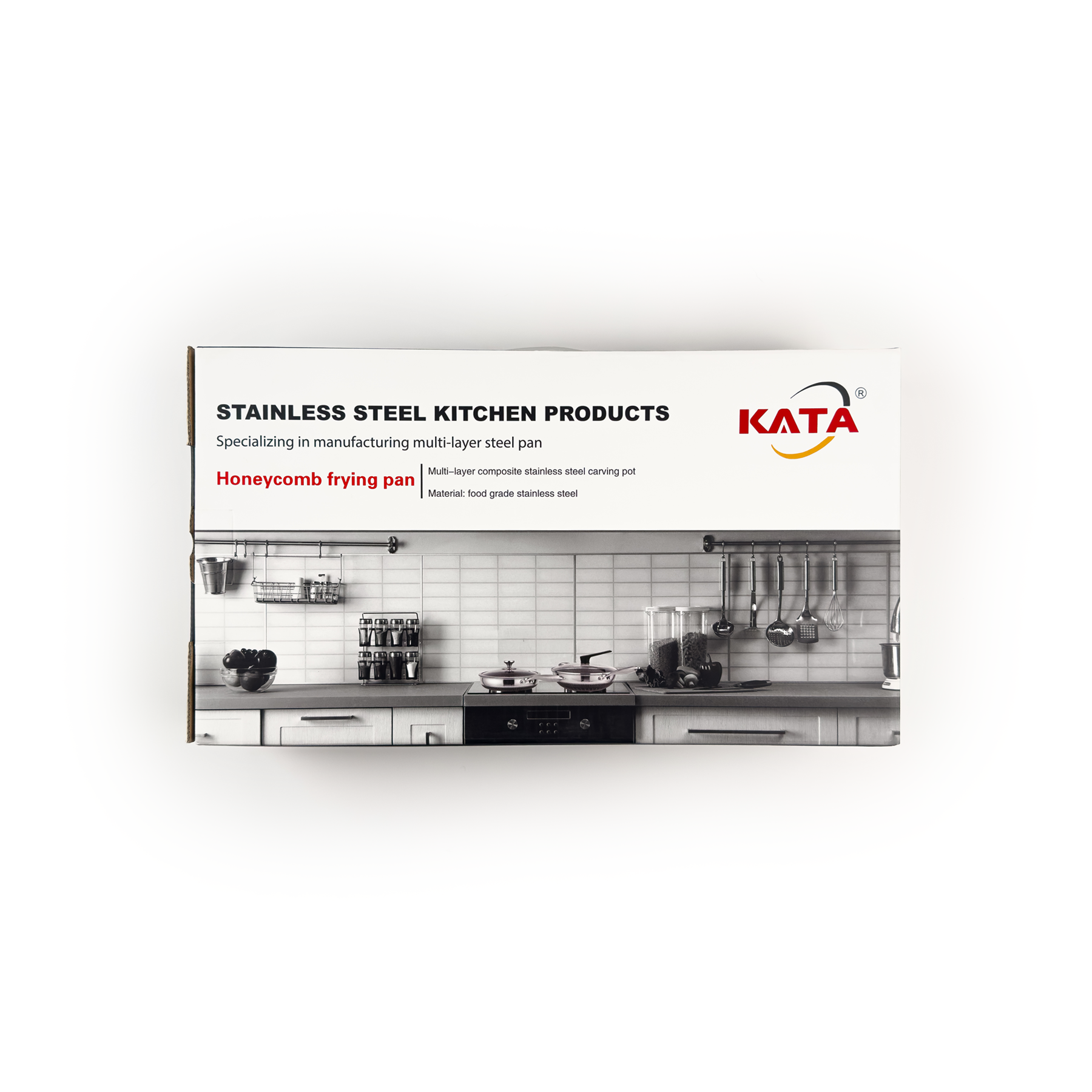Сковорідка з кришкою KATA Oliver Power Steel 27 см 4000004 фото