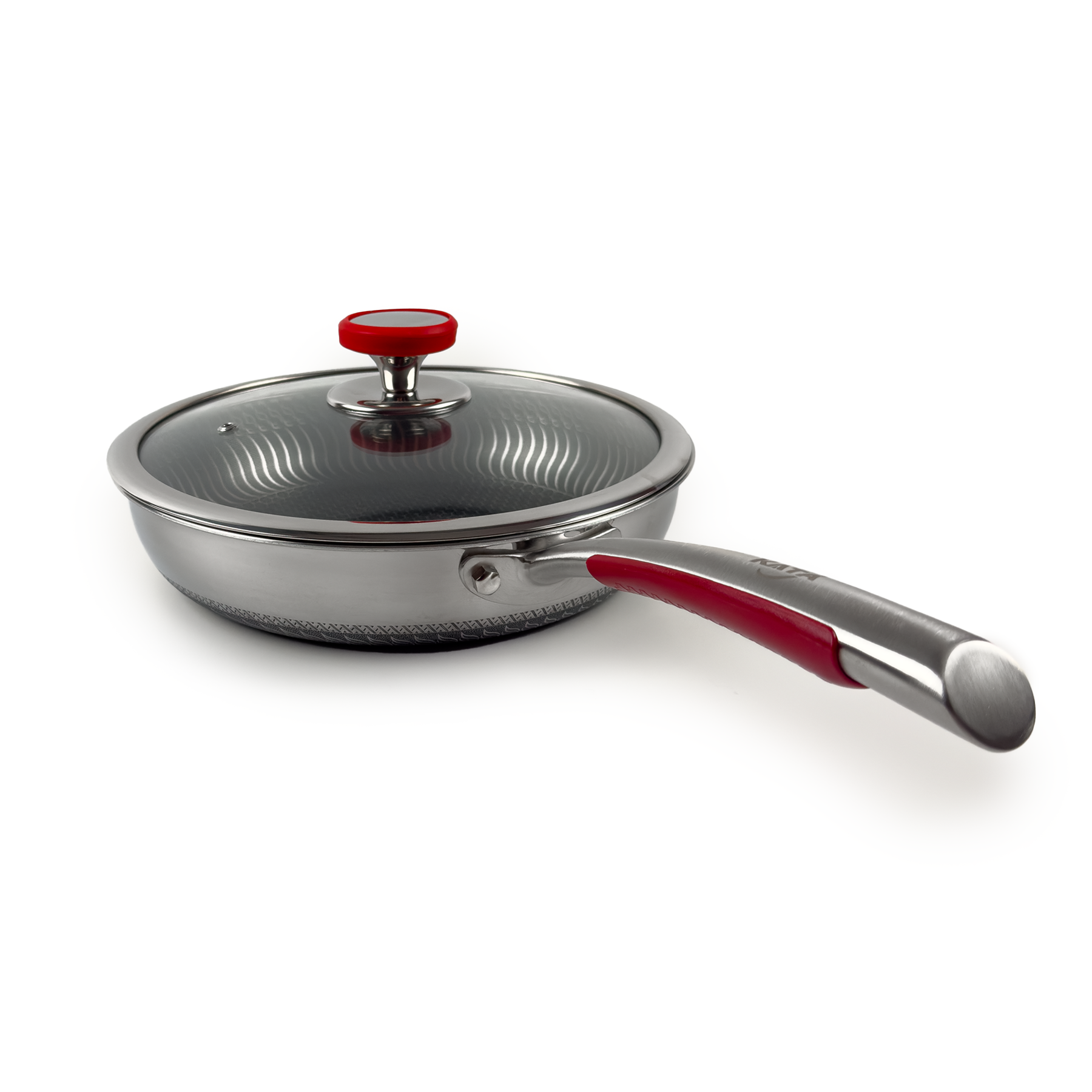 Сковорідка з кришкою KATA Oliver Power Steel 27 см 4000004 фото