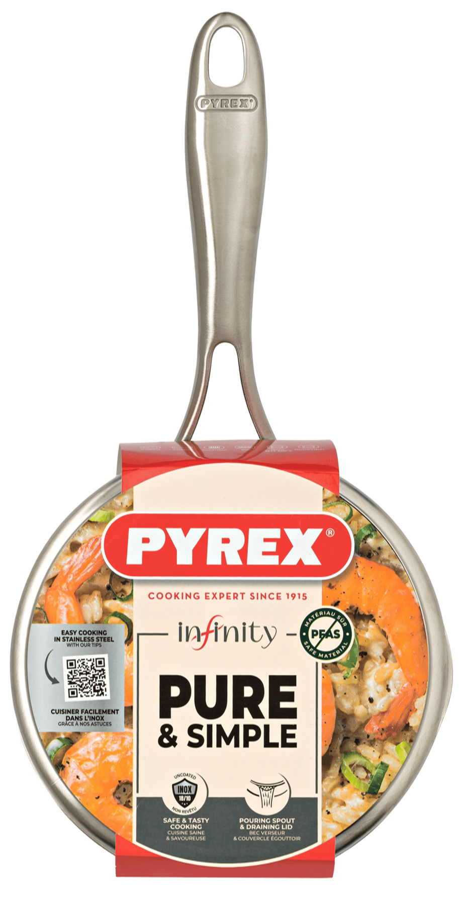 Ківш Pyrex Infinity (1.25 л) 16 см SR16APX/8044 7250683 фото