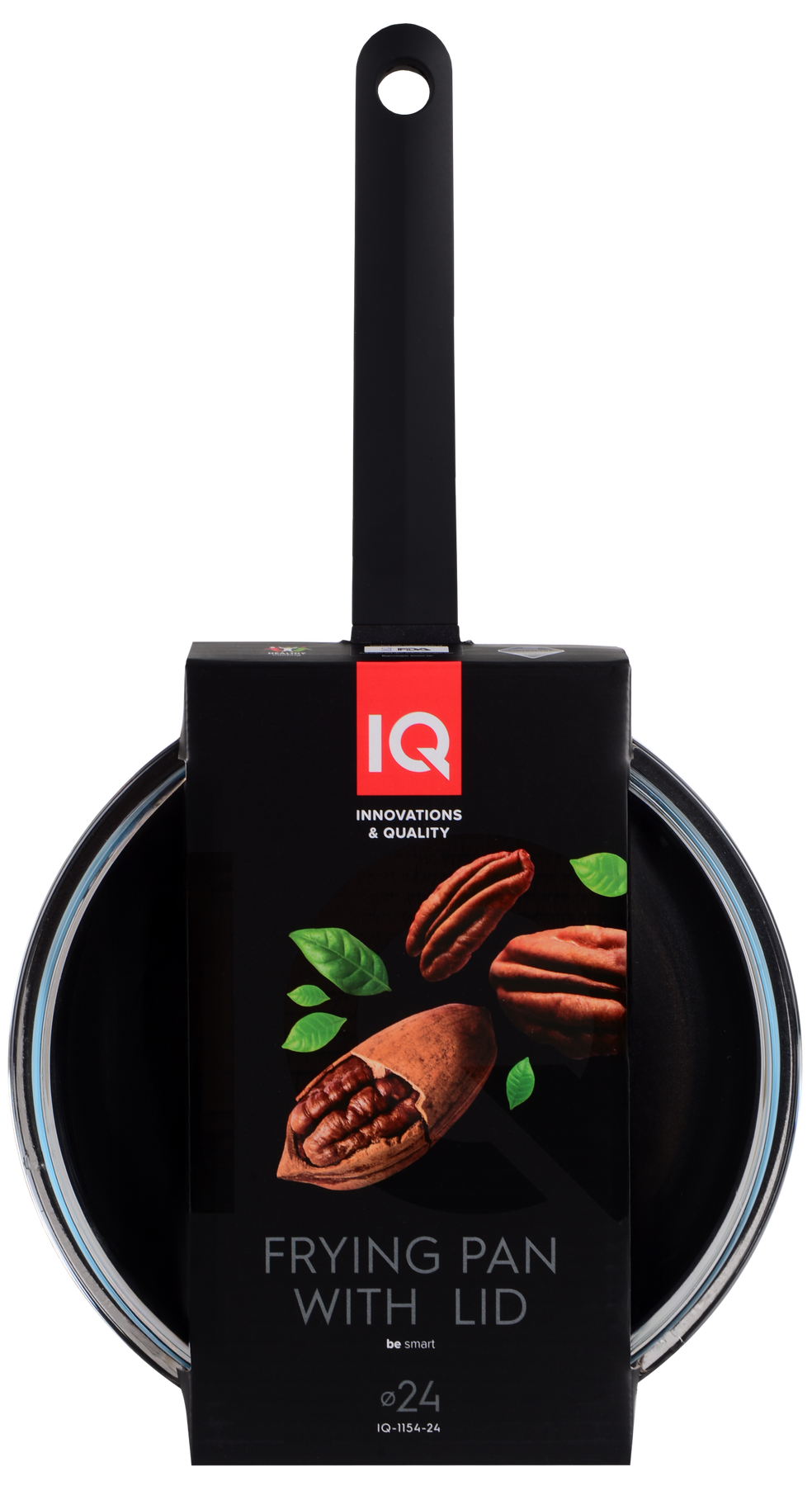 Сковорода з кришкою IQ Be Smart 24 см IQ-1154-24 7077923 фото