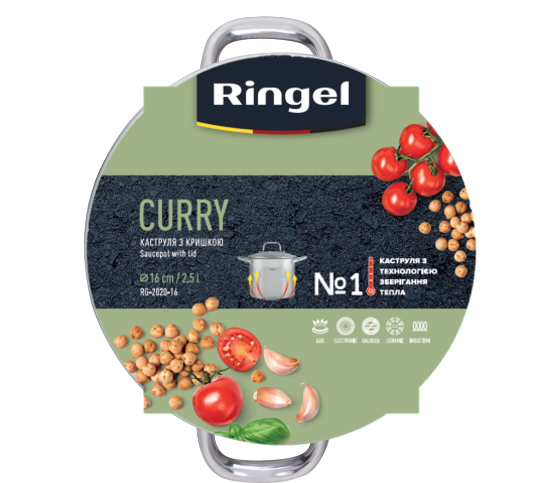 Каструля Ringel Curry (2.5 л) 16 см RG-2020-16* 6990943 фото