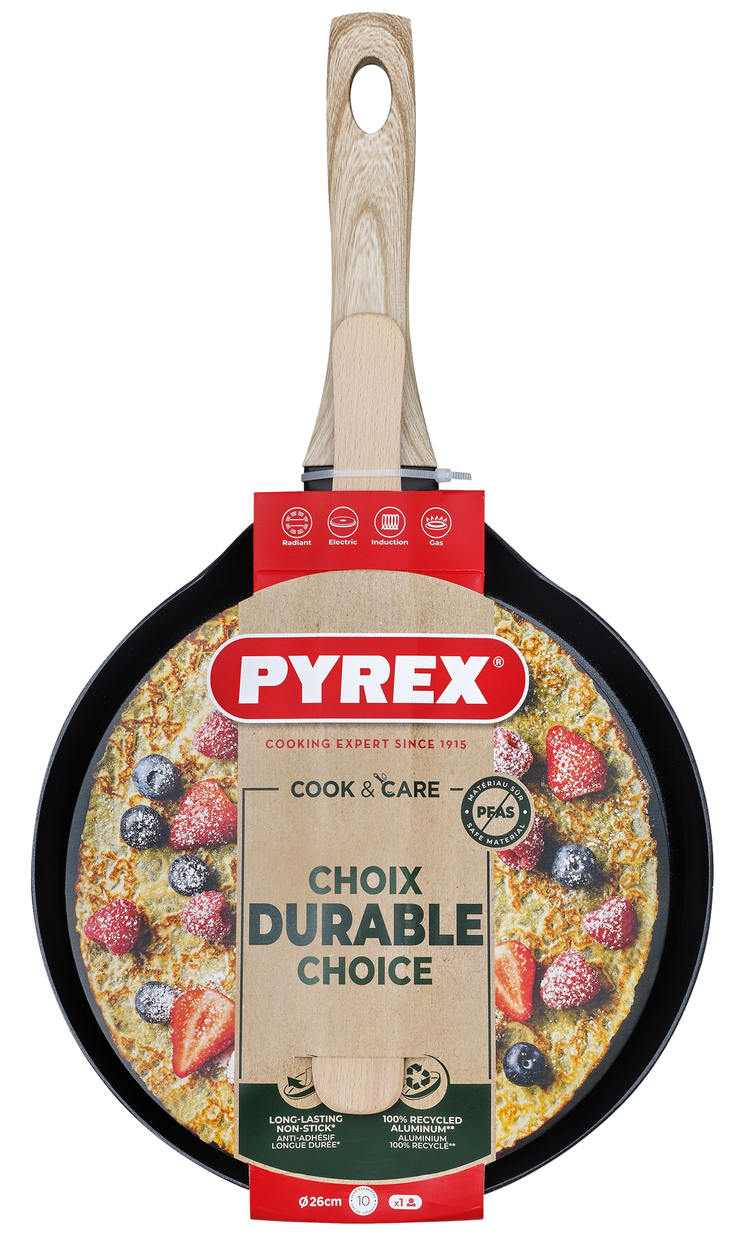Сковорода Pyrex Cook&Care 26 см, для млинців CR26BK6/8046 7120909 фото