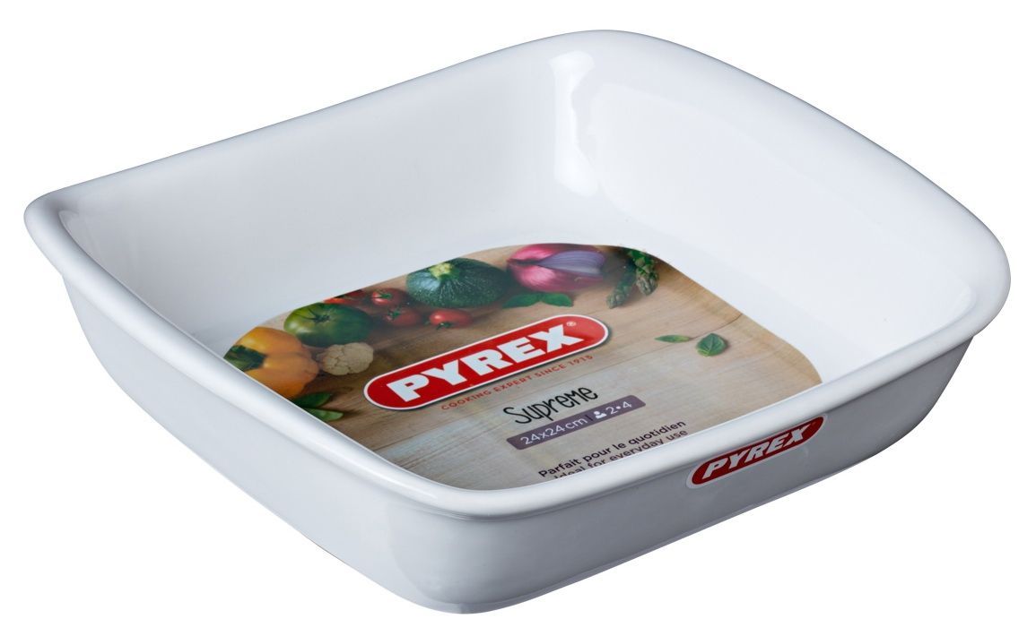 Форма PYREX Supreme white 24х24 см SU24SR1/7246 6377251 фото