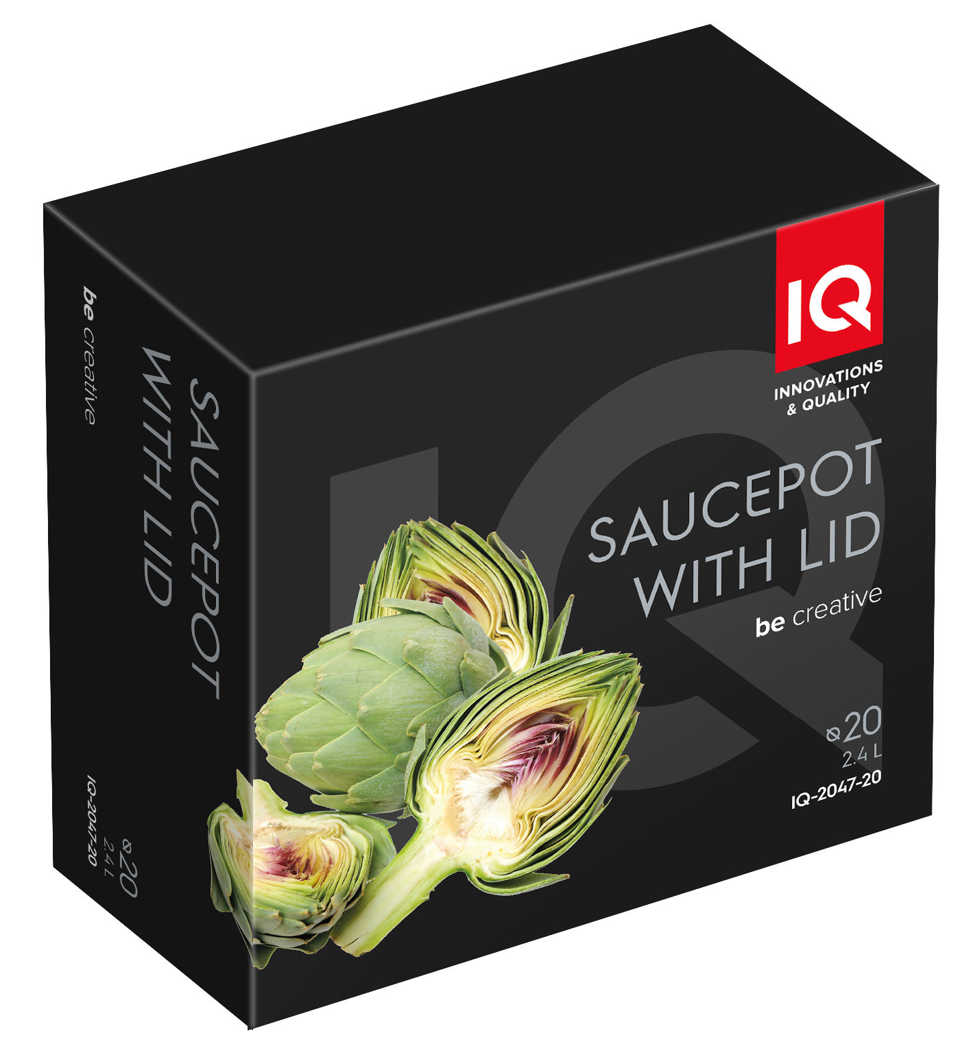 Каструля IQ Be Creative (2.4 л) 20 см IQ-2047-20 6996317 фото