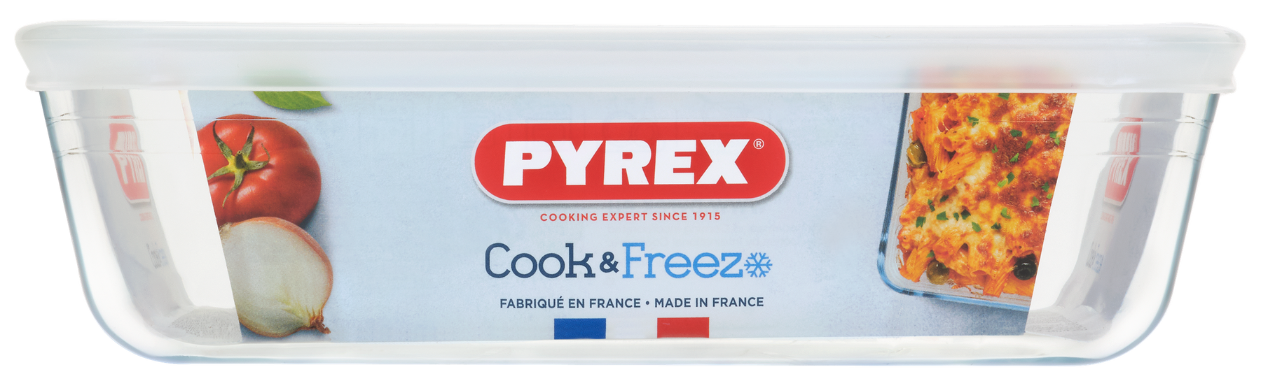 Форма з кришкою Pyrex Cook&Freez, 22х17х6 см 242P000/7946 7092352 фото