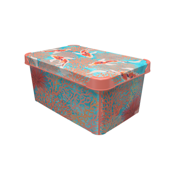 Контейнер Qutu Style Box Coral, 10 л STYLE BOX с/к CORAL 10л. STYLE BOX с/к CORAL 10л. фото